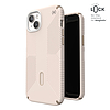Speck Presidio2 Grip ClickLock & Magsafe - tok iPhone 15 Plus / iPhone 14 Plus készülékekhez fehérített csont / Heirloom Gold / Hazel Brown (150455-3214)