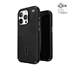 Speck Presidio2 Grip ClickLock & Magsafe - tok iPhone 15 Pro készülékhez fekete / palaszürke / fehér (150447-3205)