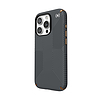 Speck Presidio2 Grip - tok iPhone 15 Pro készülékhez szénszürke / hideg bronz / fehér (150477-3212)