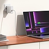 Spigen ArcStation Pro GaN-1402 - 2x USB-C fali töltő 140 W fehér (ACH06033)