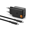 Spigen ArcStation Pro GaN-651 - USB-C fali töltő PD 3.0 PPS 65W + USB-C kábel fekete (ACH05475)