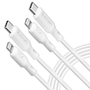 Spigen DuraSync MFi USB-C / Lightning kábel 2 db-os csomag 100 cm - fehér