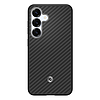 Spigen Enzo Aramid GP-FPS936PGABW szilikon tok beépített MagFit gyűrűvel Samsung Galaxy S25+ készülékhez, fekete