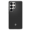 Spigen Enzo Aramid GP-FPS938PGABW szilikon tok beépített MagFit gyűrűvel Samsung Galaxy S25 Ultra készülékhez, fekete