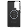 Spigen Enzo Aramid GP-FPS938PGABW szilikon tok beépített MagFit gyűrűvel Samsung Galaxy S25 Ultra készülékhez, fekete