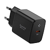 Spigen Essential EE201EU USB-C 20W fali töltő - fekete