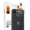 Spigen Optik Pro GLAS.TR "Ez Fit" kameravédő tok iPhone 16e-hez, 2 db-os csomag - fekete