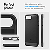 Spigen Rugged Armor MagSafe tok iPhone 16e-hez - fekete