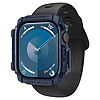 Spigen Rugged Armor tok Apple Watch 10 46mm-hez - sötétkék