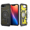 Spigen Tough Armor MagSafe iPhone 16e tok - átlátszó szürke