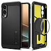Spigen Tough Armor MagSafe tok Samsung Galaxy S25 Edge-hez - fekete