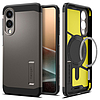 Spigen Tough Armor MagSafe tok Samsung Galaxy S25 Edge-hez - szürke/fekete