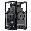 Spigen Ultra Hybrid Mag tok Samsung Galaxy S25 Ultra Zero One-hoz, fekete