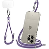 Spigen univerzális szíj szett Crossbody & Wrist - telefonszíj vállhoz és csuklóhoz mélylila (AFA08363)