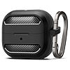Spigen - Védőtok, robusztus páncél - Samsung Galaxy Buds 3/3 Pro készülékhez, alumínium tartó - fekete (KF2335412)