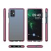 Spring Case átlátszó TPU gél védőborítás színes kerettel a Samsung Galaxy M31s világos rózsaszínhez