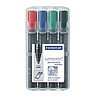 Staedtler Lumocolor 352 alkoholos rostirón kerek hegy 2mm 4db-os készlet