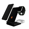 STM ChargeTree Swing 3 az 1-ben töltőállomás telefonhoz, AirPodshoz, Apple Watchhoz - fekete (STM-931-323Z-02)