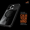 STM Relax Sand MagSafe - tok iPhone 15 Pro Max készülékhez fekete/szürke (STM-322-411FM-02)