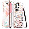 Supcase Cosmo Mag tok Samsung Galaxy S25 Ultra készülékhez, márványrózsaszín