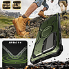 Supcase IBLSN Armorbox Mag tok Samsung Galaxy S25 Ultra-hoz - olívazöld