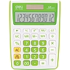 Számológép, asztali, 12 számjegy, DELI Touch, zöld (DEL01238Z)