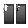 Szén tok, rugalmas szilikon, Xiaomi Poco X7 készülékhez, fekete