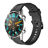 Szilikon szíj Huawei Watch GT / GT2 / GT2 Pro okosórához, fekete