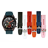 Szilikon szíj Huawei Watch GT / GT2 / GT2 Pro okosórához, fekete