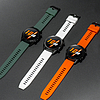 Szilikon szíj Huawei Watch GT / GT2 / GT2 Pro okosórához, fekete