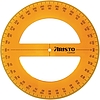 Szögmérő, műanyag, 360, 12 cm, Aristo GEO Contrast (GEO22301)
