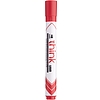 Tábla- és flipchart marker, 2,0 mm, gömbölyű, DELI Think, piros (DEU00140)