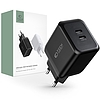 Tech-Protect C35W-2 töltő, 2x USB-C PD 35W - fekete
