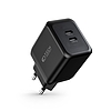 Tech-Protect C35W-2 töltő, 2x USB-C PD 35W - fekete