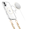 Tech-Protect FlexAir Chain MagSafe iPhone 16e tok - fekete/bézs