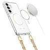 Tech-Protect FlexAir Chain MagSafe tok Samsung Galaxy S25-höz - fekete-bézs
