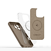 Tech-Protect folyékony szilikon MagSafe tok iPhone 16 Próhoz - barna
