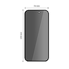 Tech-Protect Glass Spy+ 2 darabos besötétítő üveg iPhone 16 Pro Max /17 Pro Max készülékhez