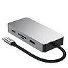 Tech-Protect HB05 HUB 9in1 USB-C + USB2.0 + USB3.0 + HDMI 4K 60HZ + SD / TF + PD100W + RJ45 adapter - szürke