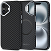 Tech-Protect Ion Carbon MagSafe iPhone 16 tok - fekete/szürke