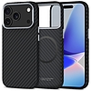 Tech-Protect Ion Carbon MagSafe tok iPhone 17 Pro Maxhoz - szürke/fekete