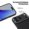 Tech-Protect Ion Carbon MagSafe tok iPhone 17 Pro Maxhoz - szürke/fekete