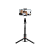 Tech-Protect L05S Bluetooth szelfibot állvánnyal, akár 105 cm-ig, LED lámpával - fekete