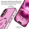 Tech-Protect MagFlex MagSafena iPhone 16 tok - átlátszó / rózsaszín