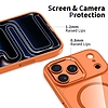 Tech-Protect MagMat MagSafe tok iPhone 17 Pro Maxhoz - átlátszó narancssárga