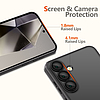 Tech-Protect MagMat MagSafe tok Samsung Galaxy S25+ készülékhez - átlátszó fekete
