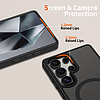 Tech-Protect MagMat MagSafe tok Samsung Galaxy S25 Ultra készülékhez, átlátszó fekete