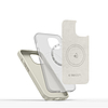 Tech-Protect MagSafe szilikon PU tok iPhone 14-hez - bézs