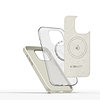 Tech-Protect MagSafe szilikon PU tok iPhone 15 Pro Maxhoz, bézs