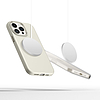Tech-Protect MagSafe szilikon PU tok iPhone 15 Pro Maxhoz, bézs